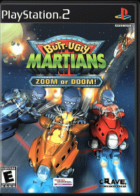 Butt Ugly Martians Zoom or Doom Playstation 2 US box art